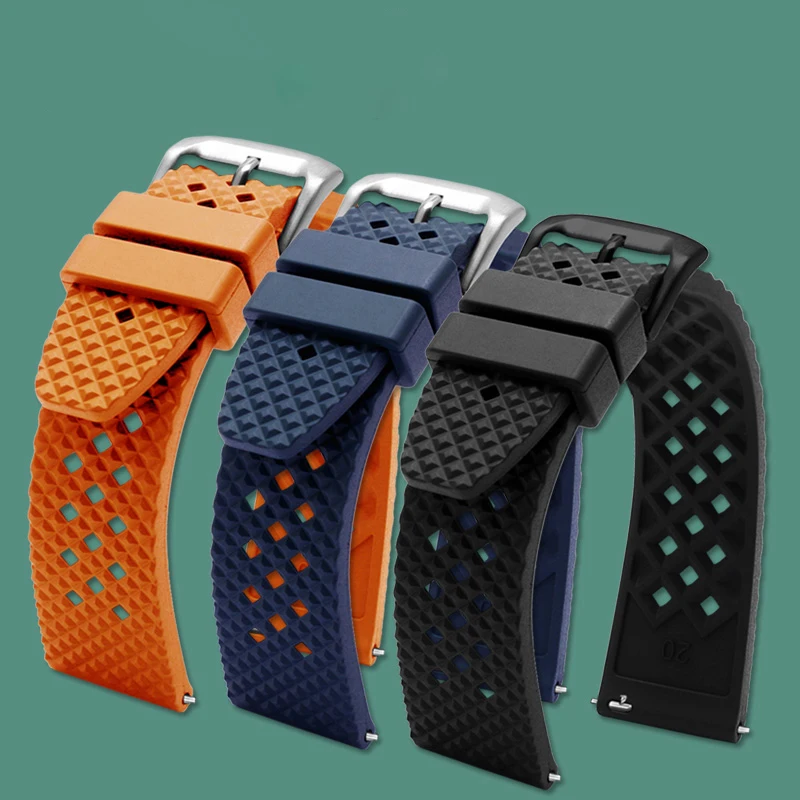 Ремешок для часов из фторкаучука с быстроразъемным креплением Armani c-itizen