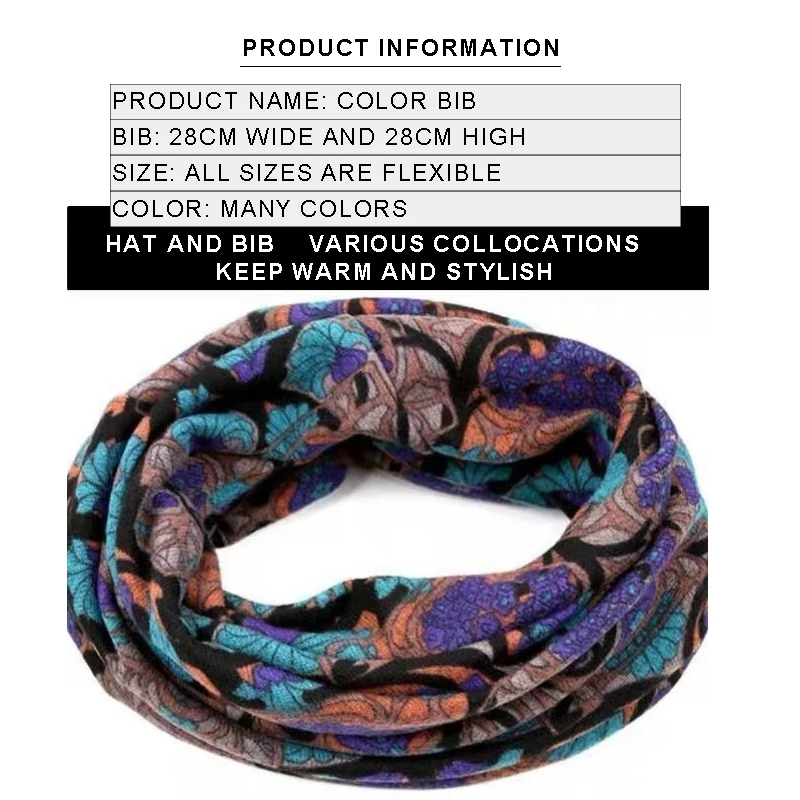 Женская маска для велоспорта головной платок с принтом различные способы