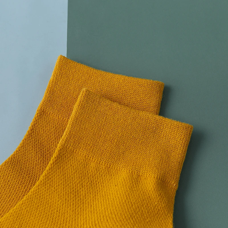 

4 Pairs Men Cotton Socks High Quality Casual Breathable Male Solid Comfortable Business Ankle Socks Soft Simple Fashions