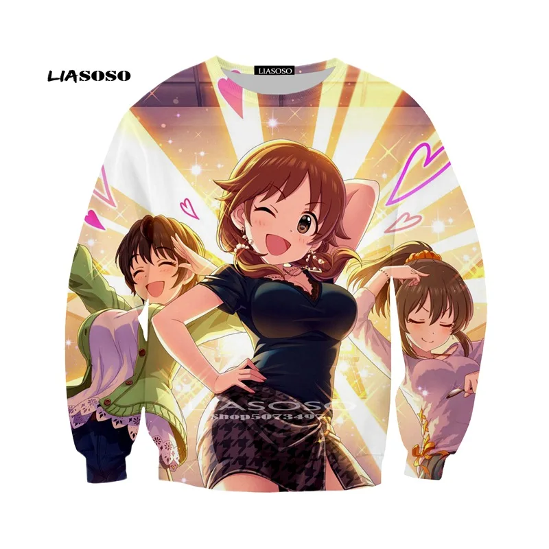 Толстовка унисекс с длинным рукавом и 3D принтом для мужчин женщин|Мужские