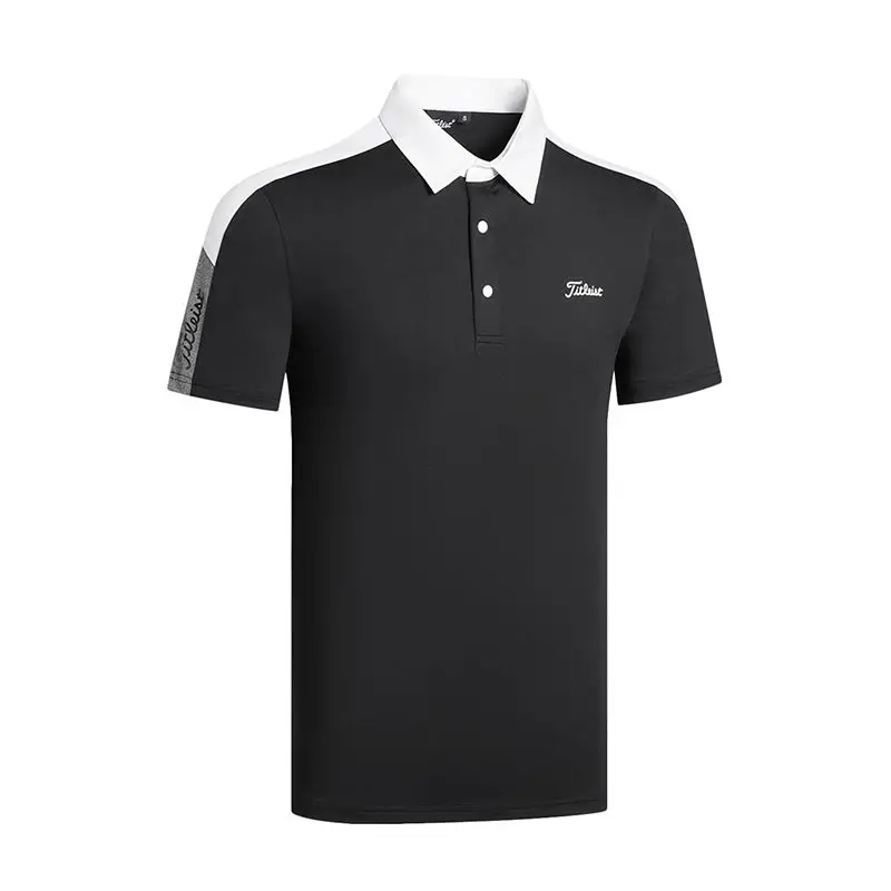 

Golf Men's Golf Wear Ball Clothes Short-sleeved T-shirt Polo Shirt Outdoor Sports Breathable Quick-drying Top