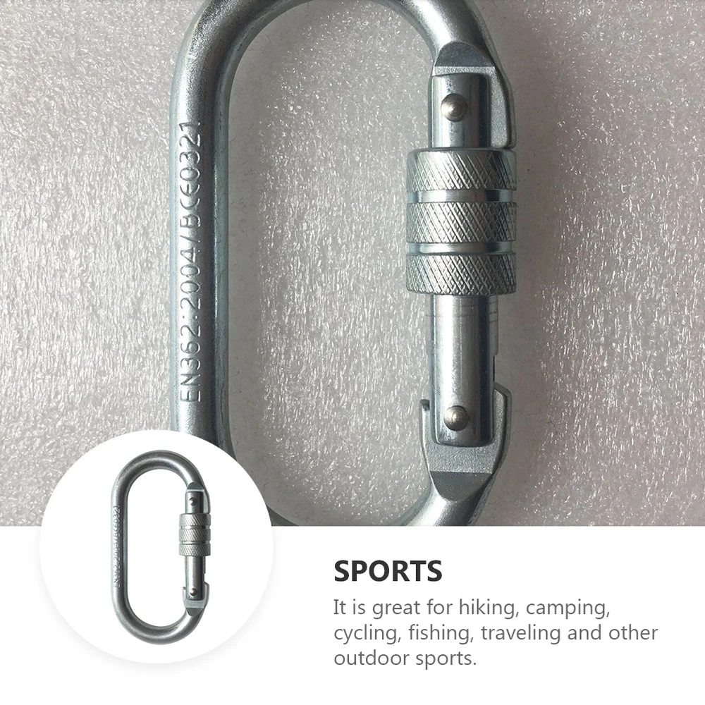 

Steel Alloy Buckle Carabiner Practical Hanging Hook Climbing Carabiner Buckle