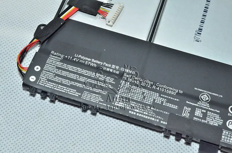 JIGU Оригинальный аккумулятор для ноутбука C31N1431 0B200-01450000 ASUS R416NA R416SA E403SA VivoBook E403NA -