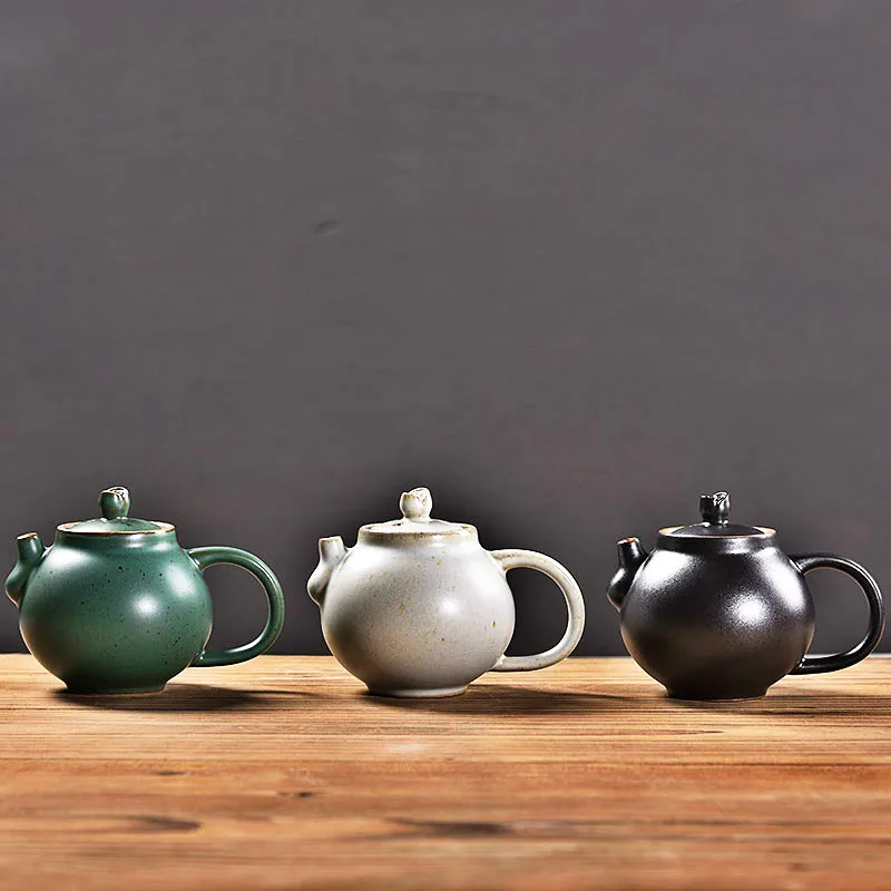 Ручная работа необработанная керамика в японском стиле чайный горшок кунг фу