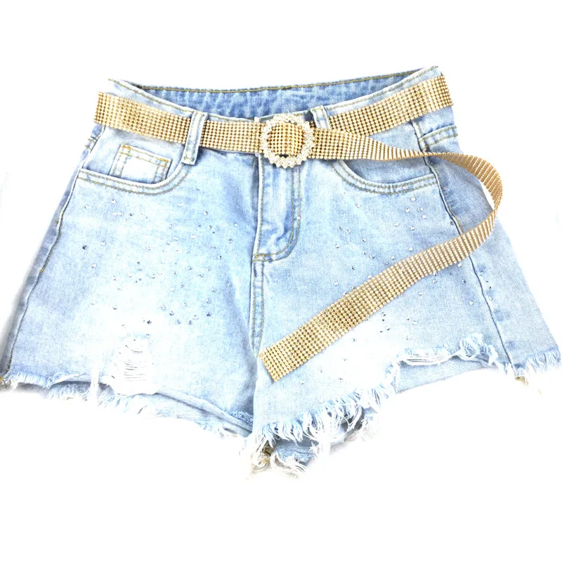 

Luxury Women's Rhinestone Belt Female Bright Bride Wide Bling Crystal Diamond Waist Long Chain Belt Rhinestones Pearl Belts