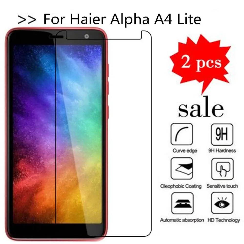 Закаленное стекло для Haier Alpha A4 Lite защита экрана Премиум Защитная пленка чехол