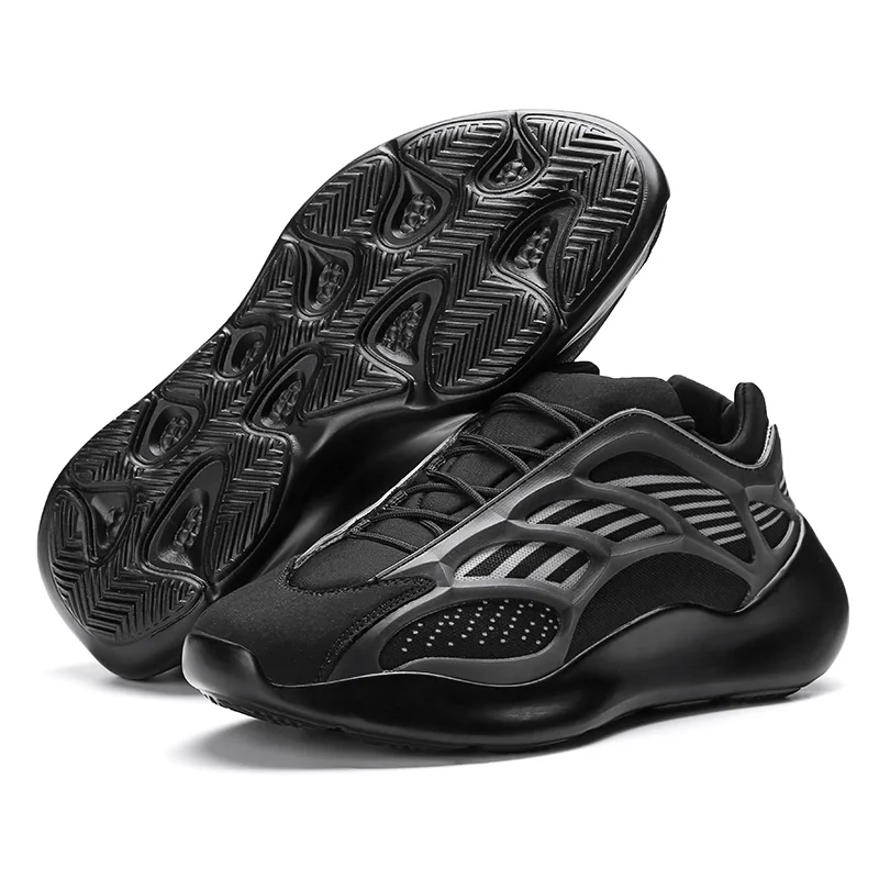 

Flying Woven Coconut Shoes Men Luminous Sneakers Kanye Spring Autumn Young Men Causal Sneakers Hip Hop Streetwear Breathable