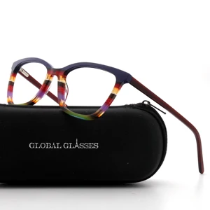 Оправа для очков, новые модные итальянские дизайнерские очки для женщин и мужчин, серые, красные, коричневые красочные ацетатные оптические очки, бесплатная доставка G86