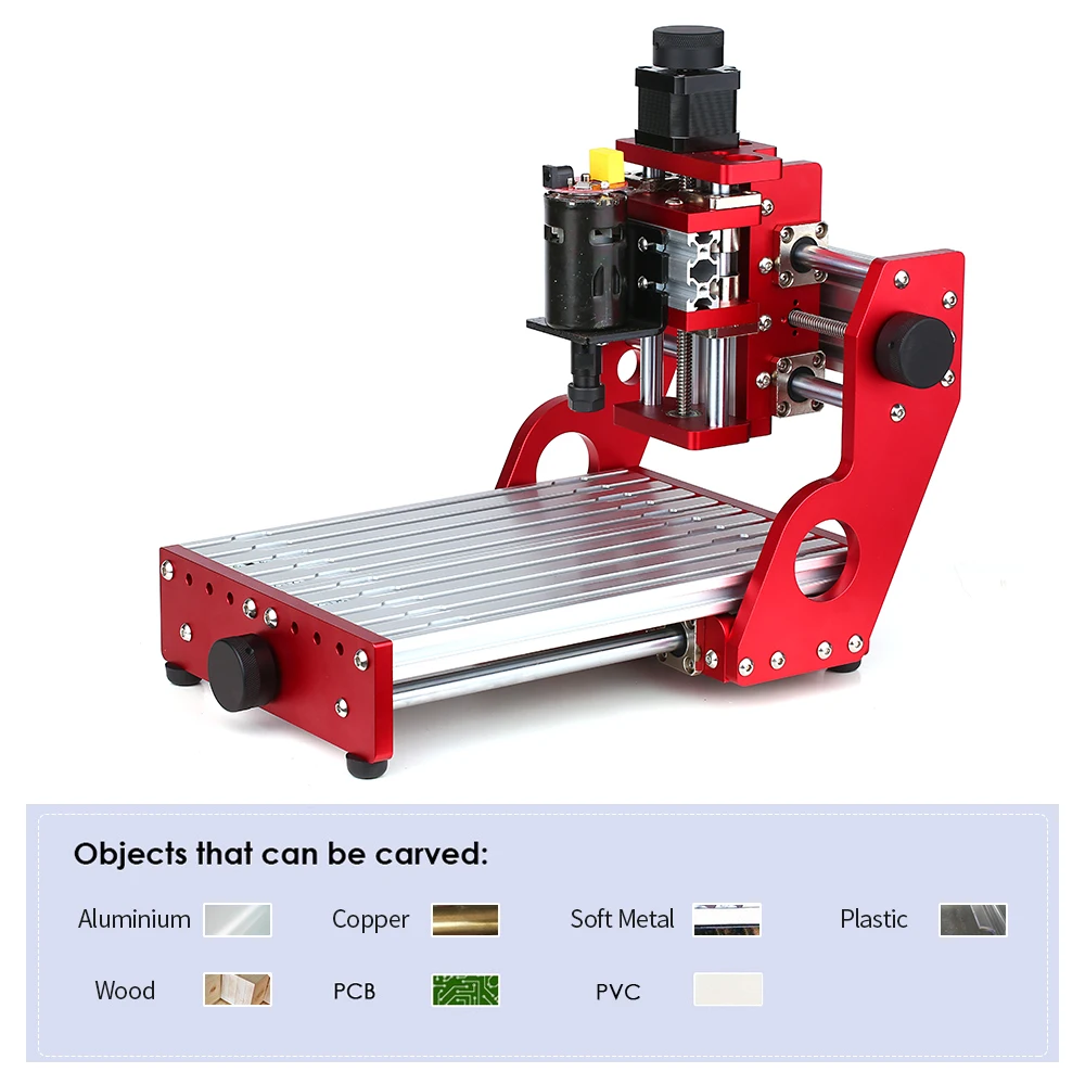 Фрезерный станок с ЧПУ 2500 мвт лазерный Настольный фрезерный алюминиевой медью |