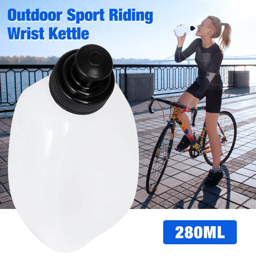 

280ML Outdoor Sport Riding Wrist Kettle Hand-held Water Bottle For Running Camping Hiking Water Bottle Cycling Equipment