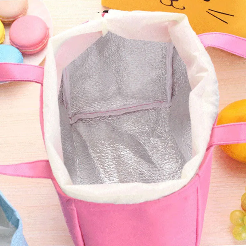 

2021 NEW Waterproof Portable Lunch Box Bag Student Insulated Lunch Bag with Rice Lunch Canvas Bag Large Ice Bag