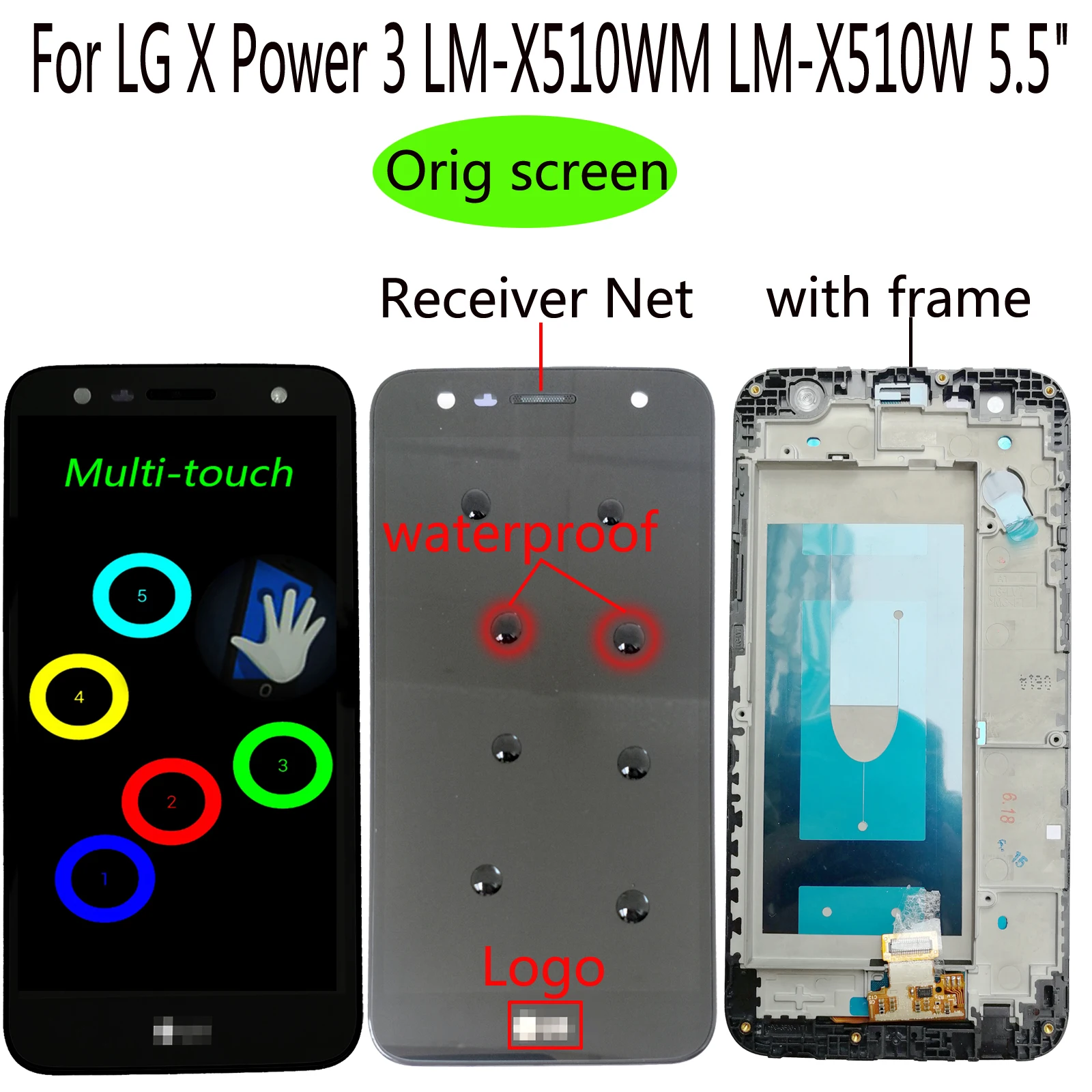 Shyueda 100% оригинальный новый для LG X Power 3 LM-X510WM LM-X510W ЖК-дисплей сенсорный экран дигитайзер