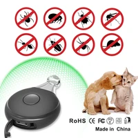 usb rechargeable ultrasonic pest reject flea tick lice repeller anti bug insect repellent for cat dog pets suppliesusb rechargea