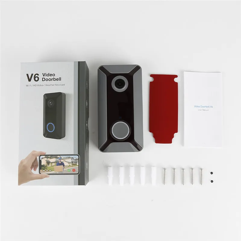 Wifi дверной звонок умный беспроводной 720P видео камера Облачное хранилище дверной звонок Cam Водонепроницаемый домашний охранный Колокольчик для дома умный дверной Звонок
