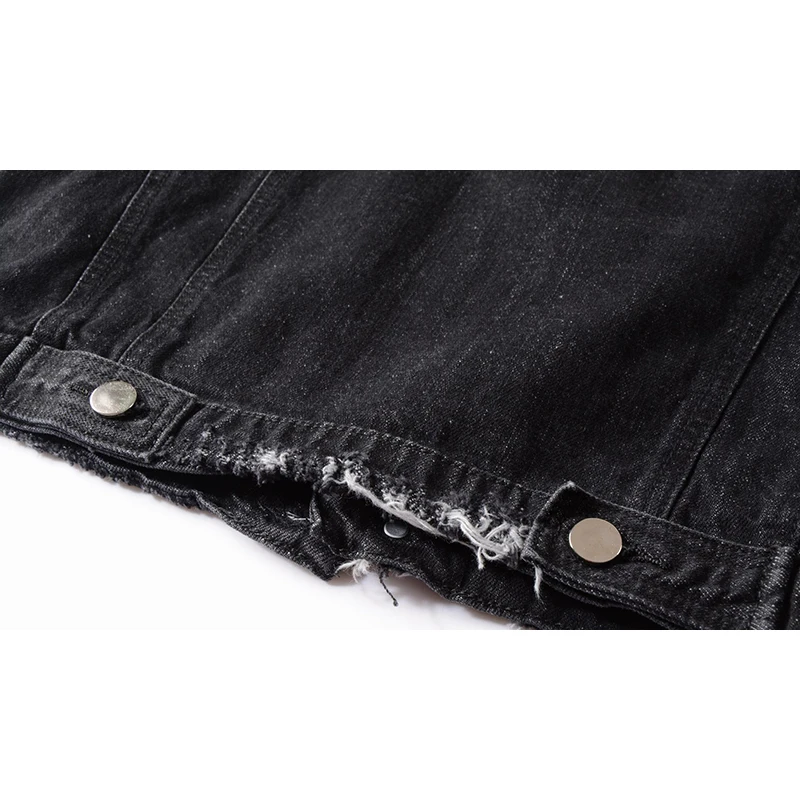 

Autumn Winter Korean Denim Jacket Men's Thicken Black Jean Jackets Male Japanese Retro Patchwork Jeans Coats Mens Clothing M-4XL