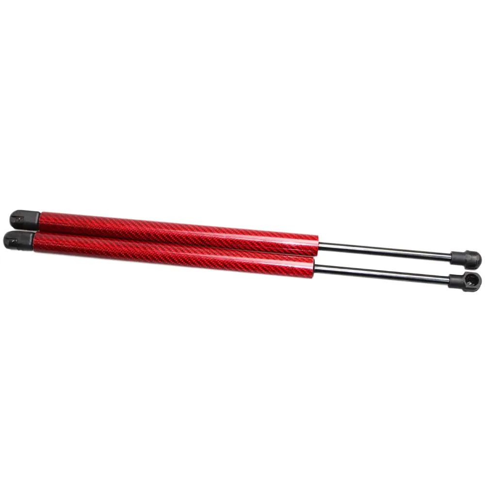 red carbon fiber Для HYUNDAI акцент II(LC) 2000-2005 хэтчбек передний капот карбоновая газовая пружинная распорка подъемные Газлифты 587 мм - Цвет: red carbon fiber