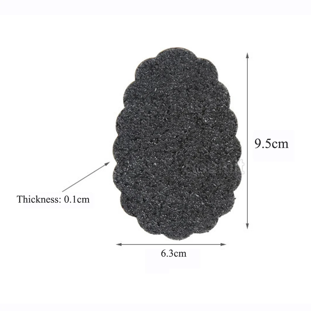 Anti Slip Shoe Sole Pads Ground Grips for Women Shoes Self-Adhesive Rubber Non Slip Sticker Outsoles Forefoot Protector Mat 2Pcs