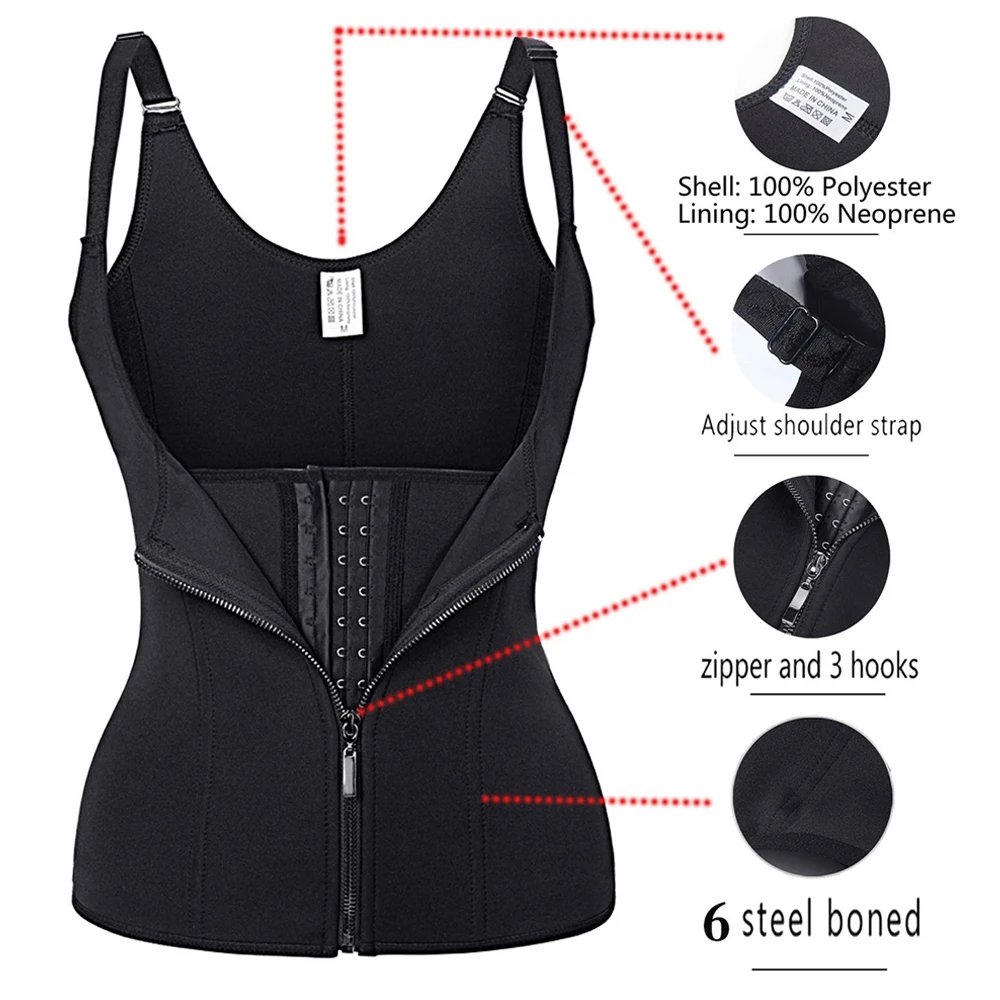 Женский тренажер для талии бедер жилет корсет утяжки живота пояс коррекции
