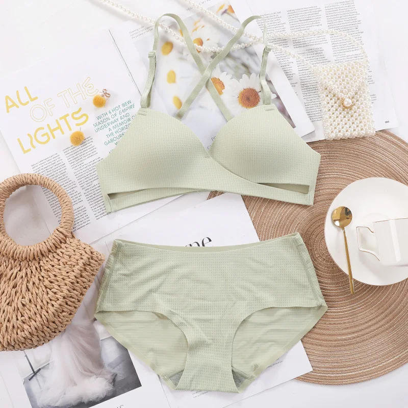 Женский бесшовный бюстгальтер без косточек Wasteheart желтый слитный с вырезами