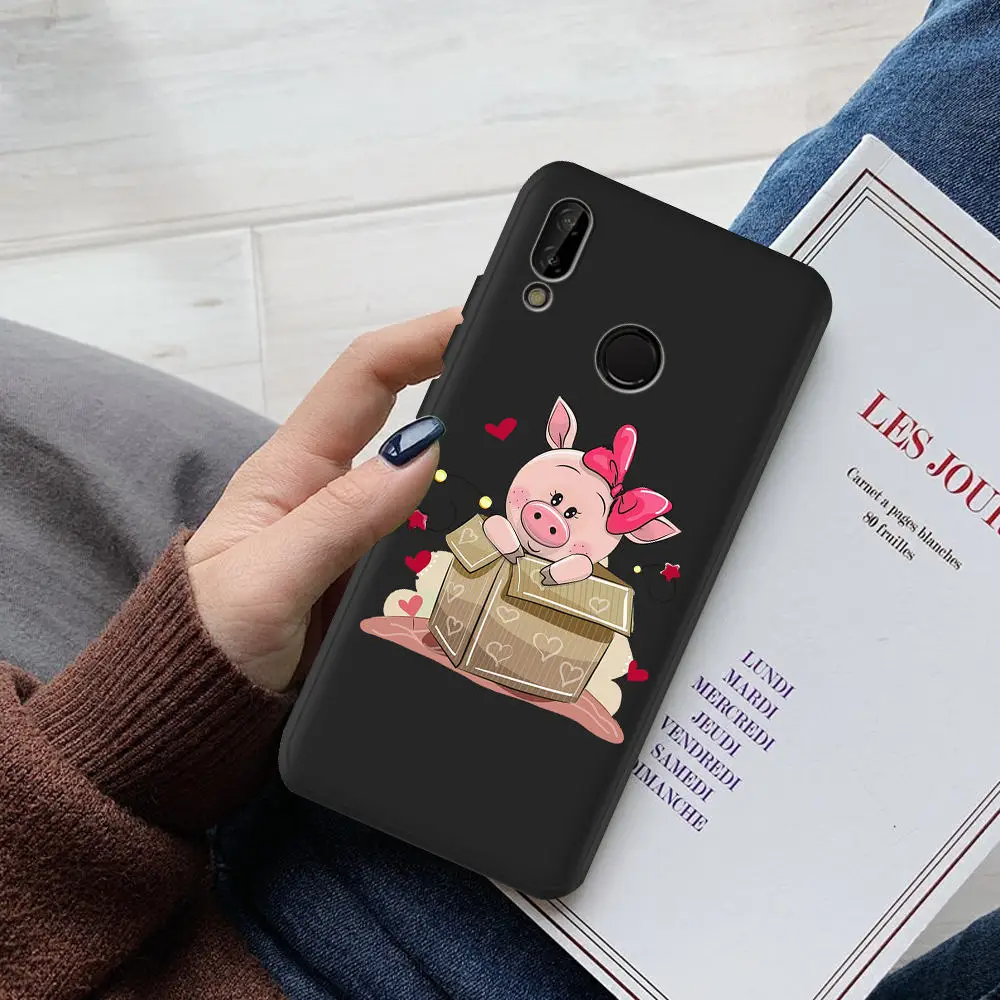 

Cute cartoon animal owl Phone Case For Huawei P40 Pro Case Mate 30 20 10 Lite PSmart Nova 5i Honor 20 Etui Coque Capa Silicone