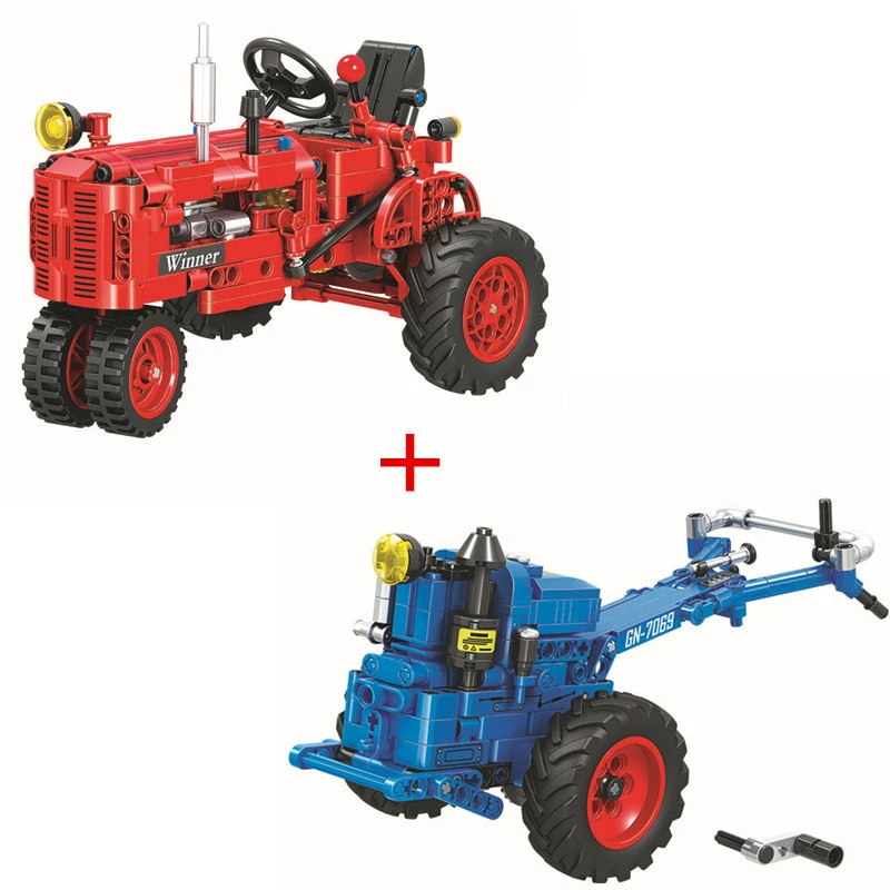 

Конструктор MOC Cropper 2 шт./лот, креативные строительные блоки для трактора, наборы городских моделей, классические детские игрушки, подарок «с...