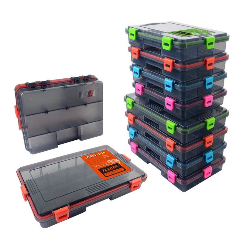 

Fishing Tackle Box 11 Compartments Fishing Accessories Baits Lure Hook Boxes Plastic Storage Case High Strength