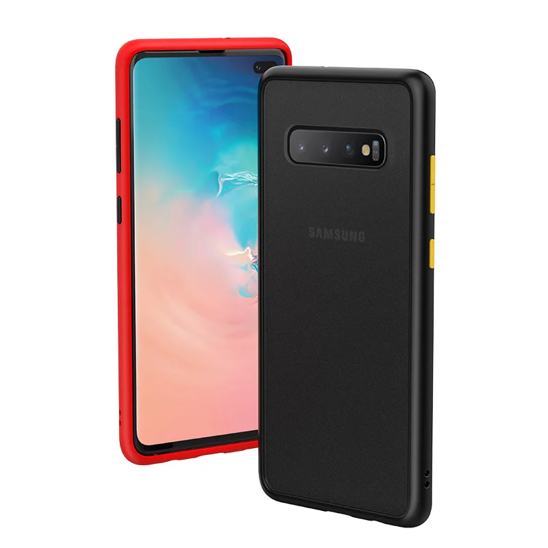Slim Skin Touch Clear Hard Cover Case For Samsung Galaxy Note 10 Plus S10 Shockproof Bumper Phone |