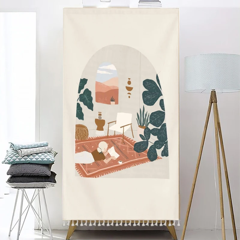 Короткая занавеска в скандинавском стиле пылезащитная для кухонного шкафа с