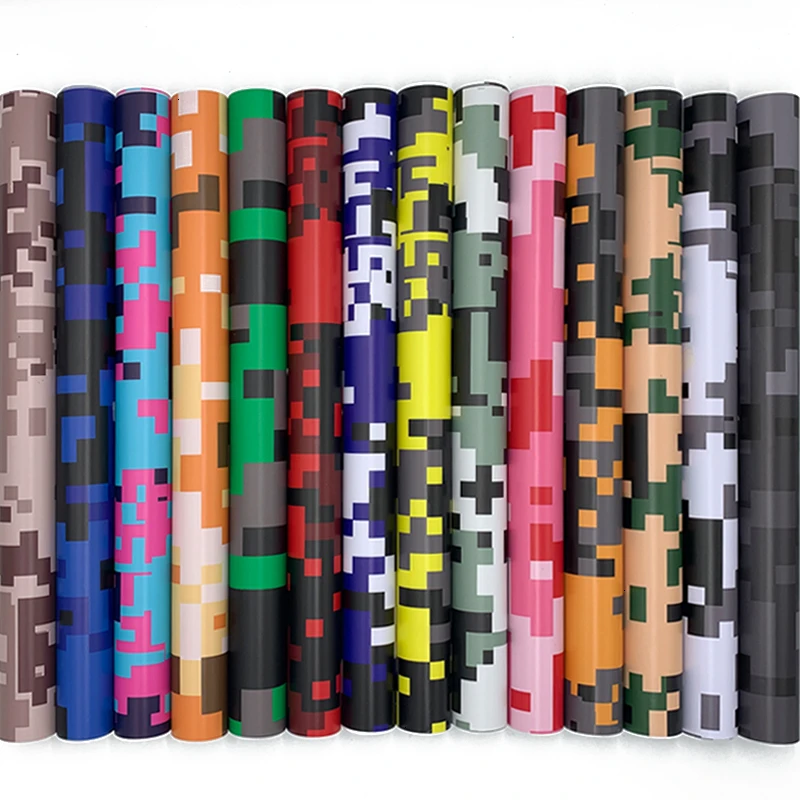 

20/30/40/50x150cmCamo Vinyl Film PVC Car Wrap Camouflage Vinyl Wrapping Digital Army Military Motorcycle Automobiles Car Styling