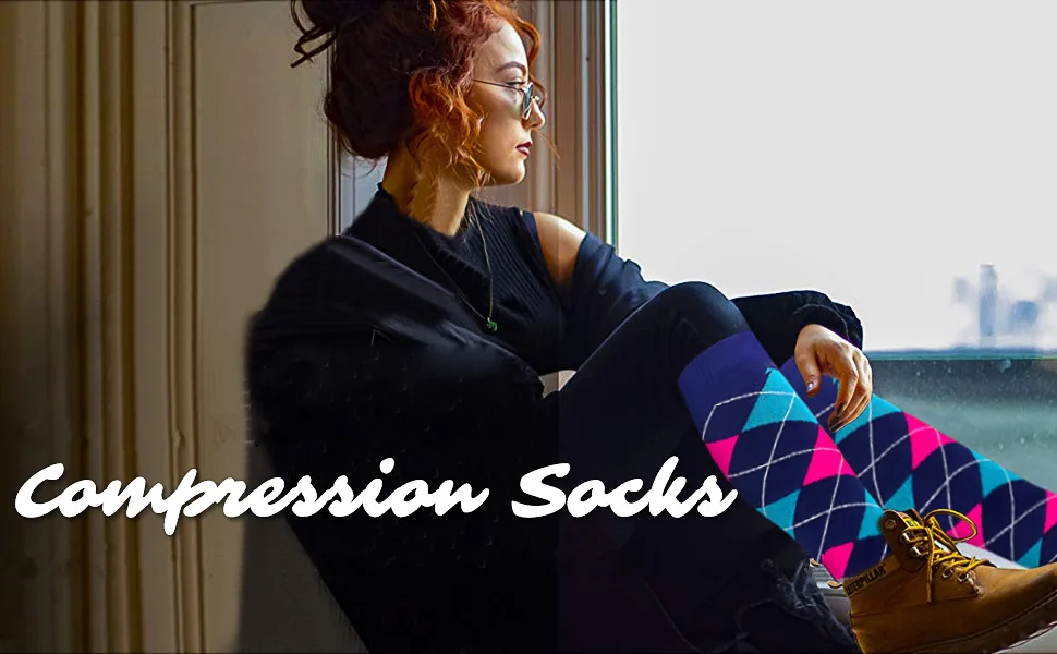 Wholesale Compression Socks Men 3/5/6/7 PAIRS/SET Birthday Gift Compression Sports Socks Women