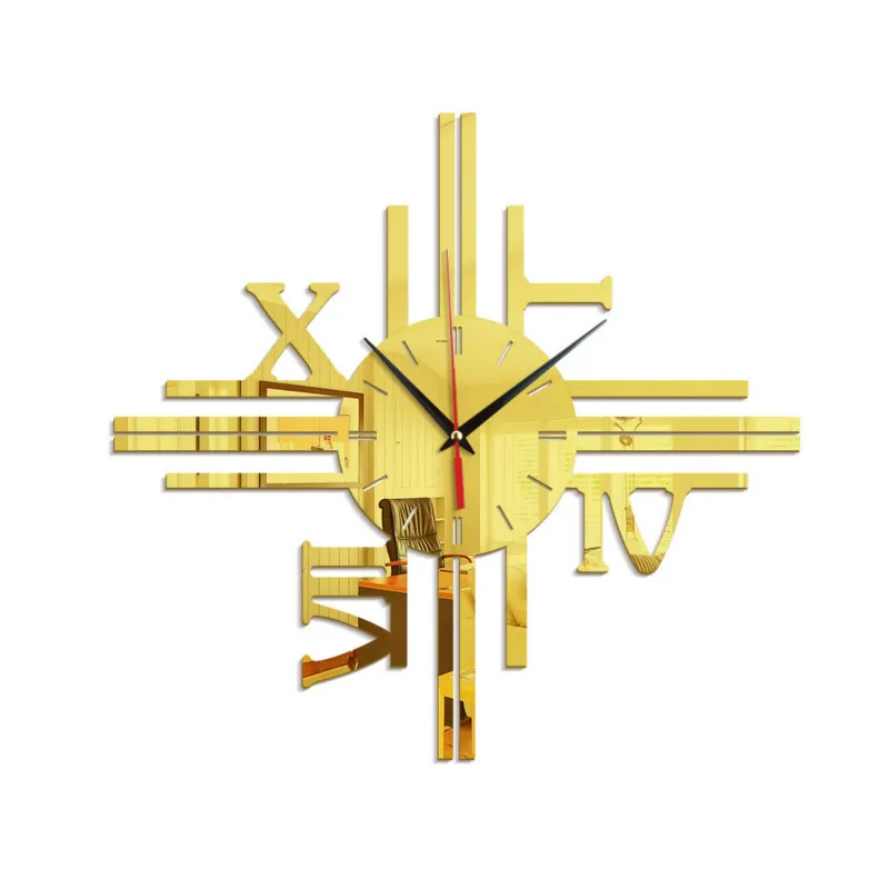 Современные технологии дизайна настенные часы креативные зеркальные для