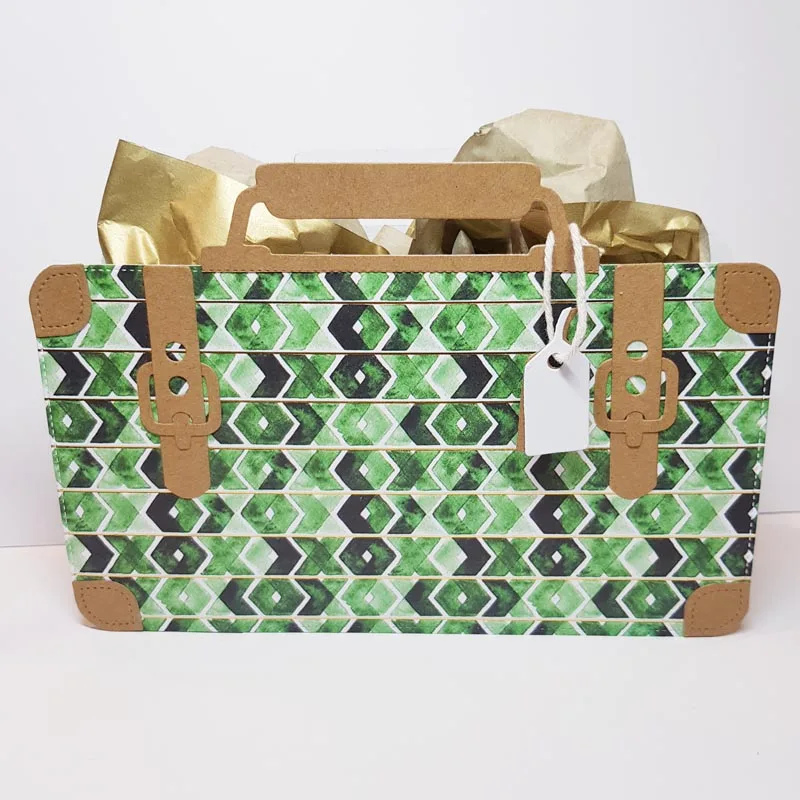 Пресс-формы Suitecase планировщик журнал штампы альбом фотобумага рукоделие