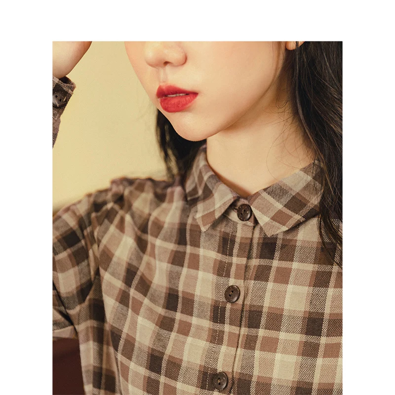 INMAN осень 2019 Новое поступление Ретро стиль для молодых девушек с отложным