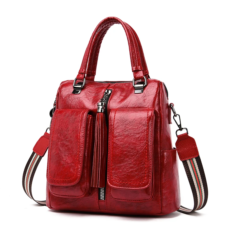 Новинка 2019 хит продаж женская сумка из натуральной кожи два кармана с клапаном