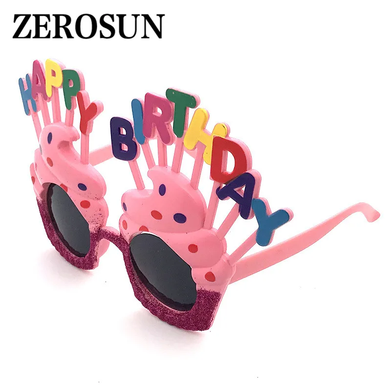 Zerosun оптовая продажа очки на день рождения мужчины женщины дети счастливые