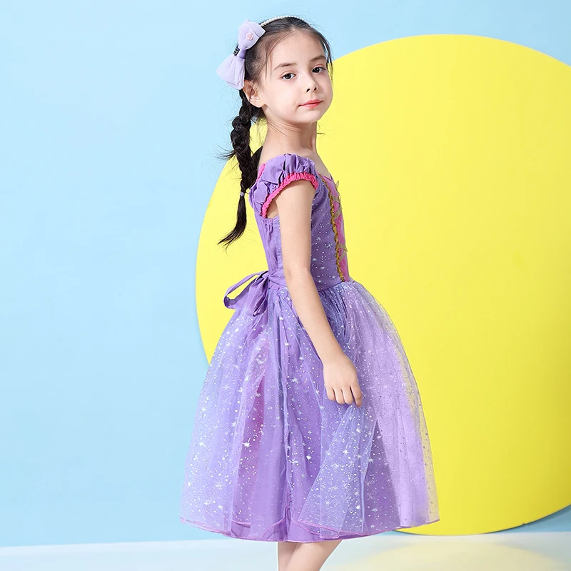 Платья принцессы для маленьких девочек Детский карнавальный костюм Одежда на