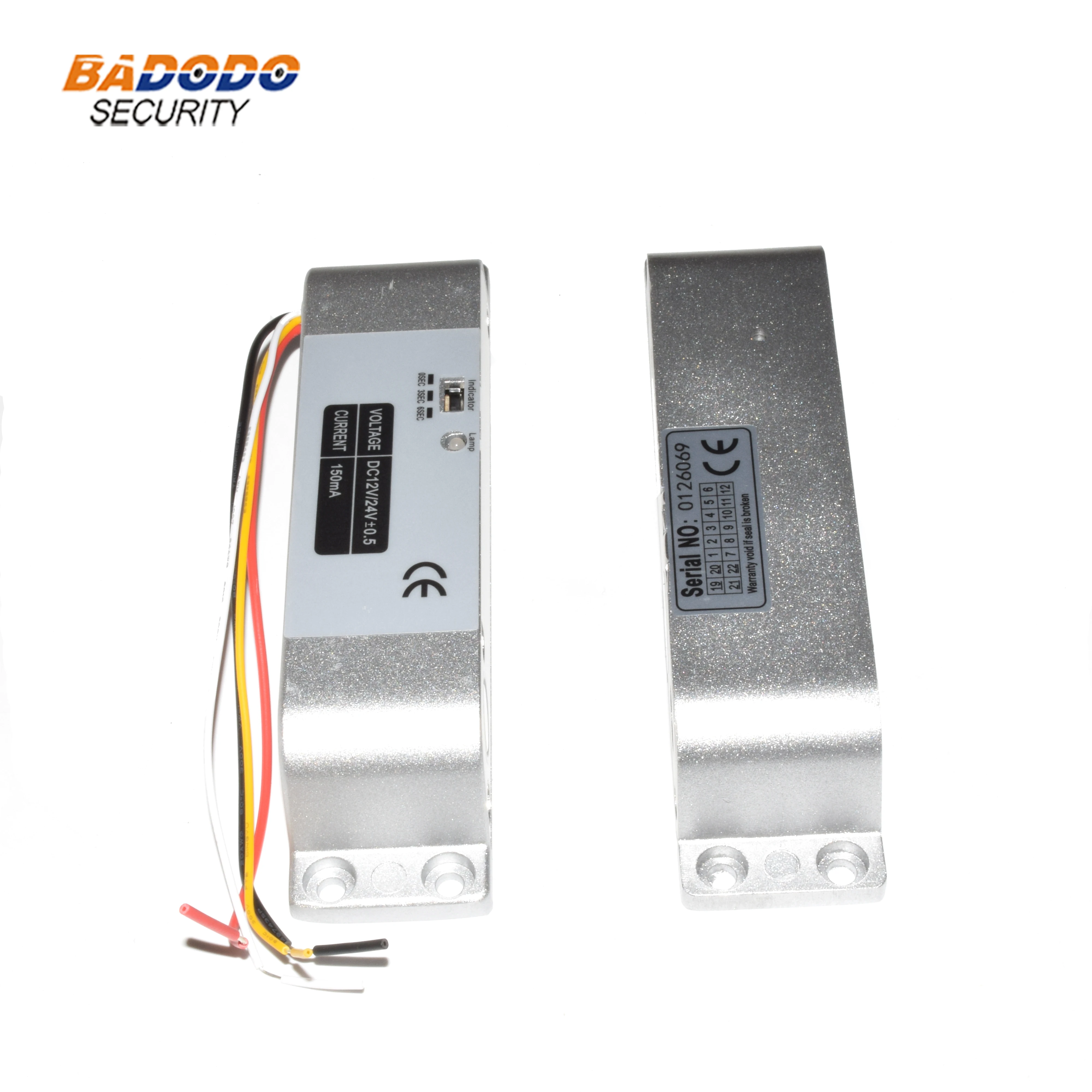 12В безопасный Электрический замок на Болт дверь со светодиодным индикатором для