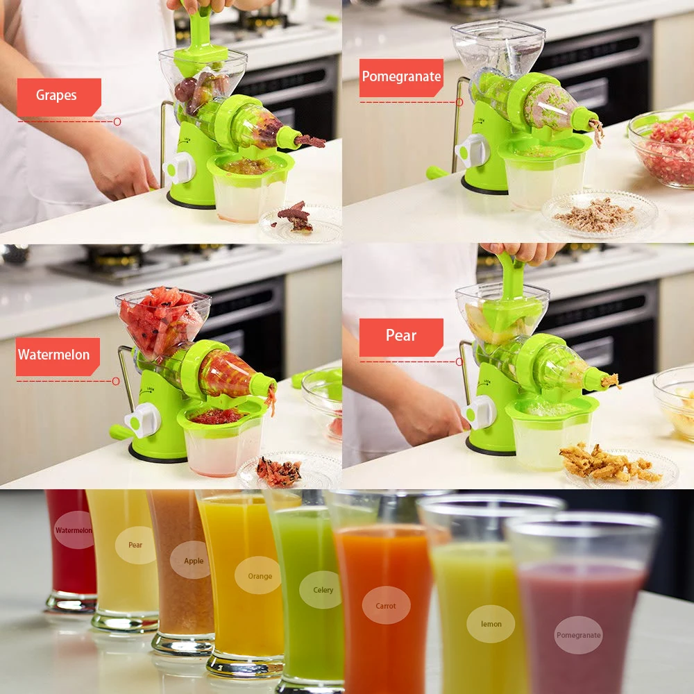 Ручная Соковыжималка многофункциональная Бытовая экстрактор свежих фруктов