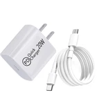 Зарядное устройство 20 Вт для iPhone 13, 12, 11, 8, зарядное устройство Qi для Samsung S10, Huawei P30 Pro, зарядное устройство для телефона, адаптер QC 3,0, зарядное устройство PD