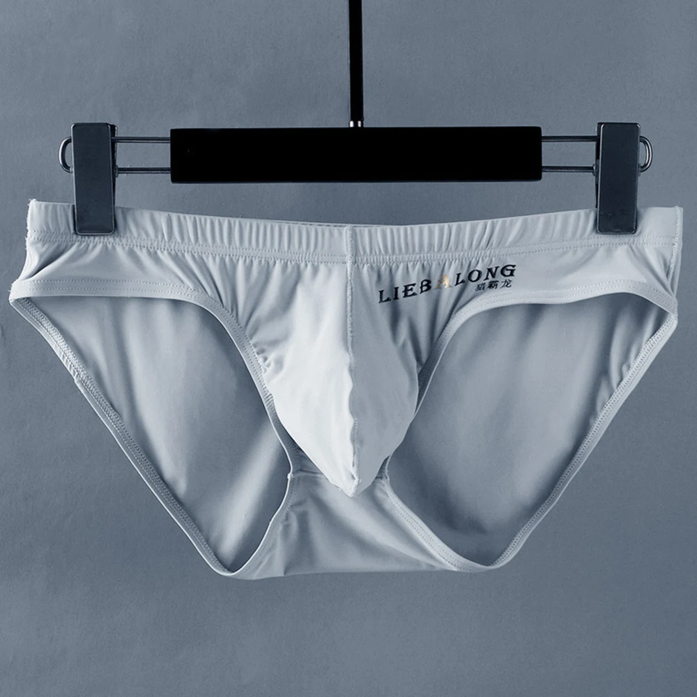 

Underwear Men's Sexy Low Rise Briefs Seamless Bulge Pouch Stretchy Underpants Breathable G-strings Men Thong Bikini Lingerie
