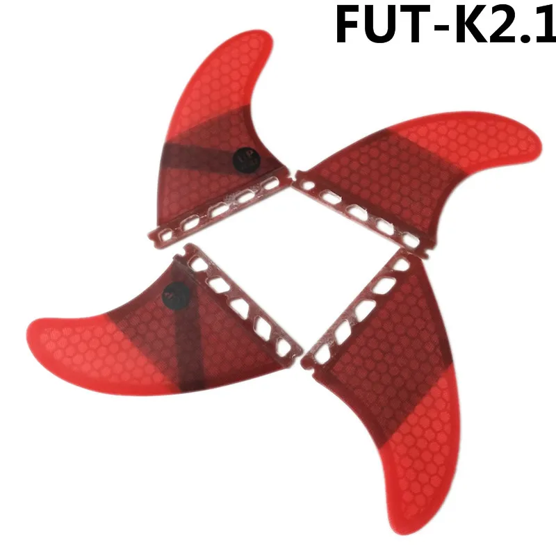 Surf Future K2.1 плавники для серфборда Quad плавник с Сотами из стекловолокна серфинга 4 в