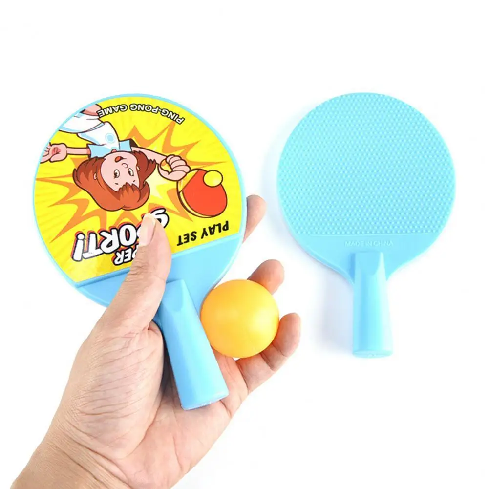 

Ping Pong Paddle Practical Comfortable Grip Plastic Ping Pong Paddle Set for Sport