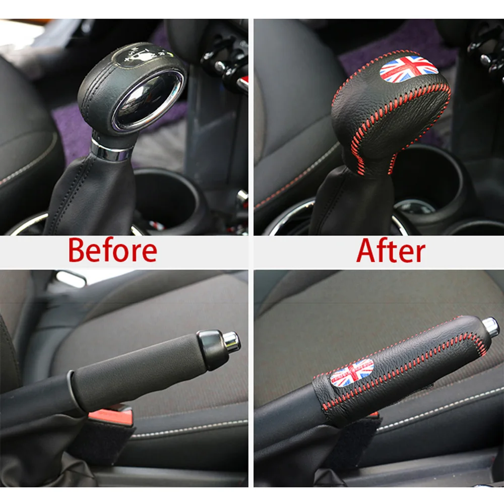 Ручка переключения рулевого механизма автомобиля Чехол ручной тормоз крышки