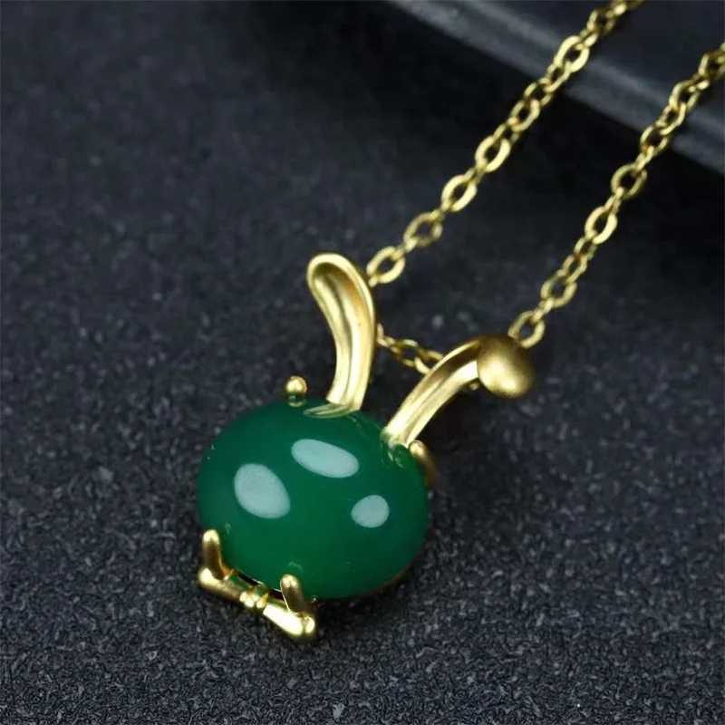 Лидер продаж подвеска из нефрита с инкрустацией и знаком зодиака цвет золото 24 К