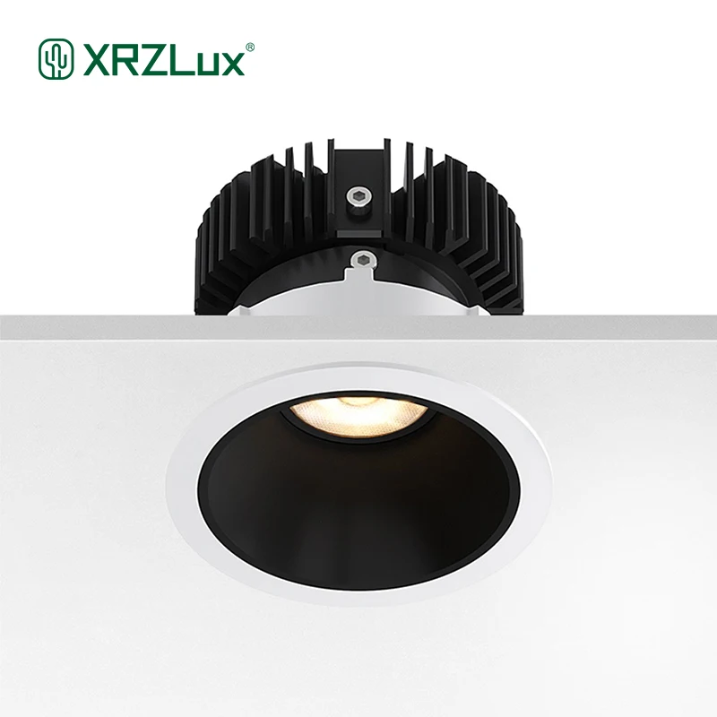 XrzLux Recessed Anti Glare COB LED Downlights 10W Led Ceiling Spot Lights For Hotel Corridor Bedroom Living Room Indoor Lighting