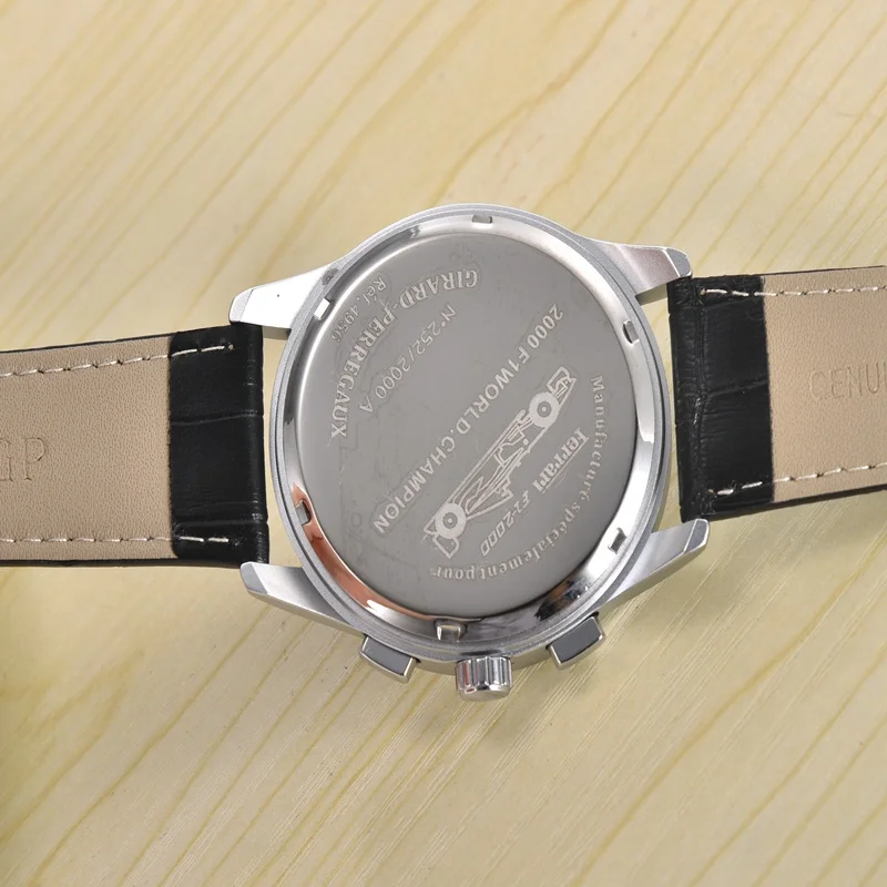 

Mens Watches Gift Top Luxury Brand Waterproof Sport Watch Chronograph Quartz Military Genuine Leather Relogio Masculino