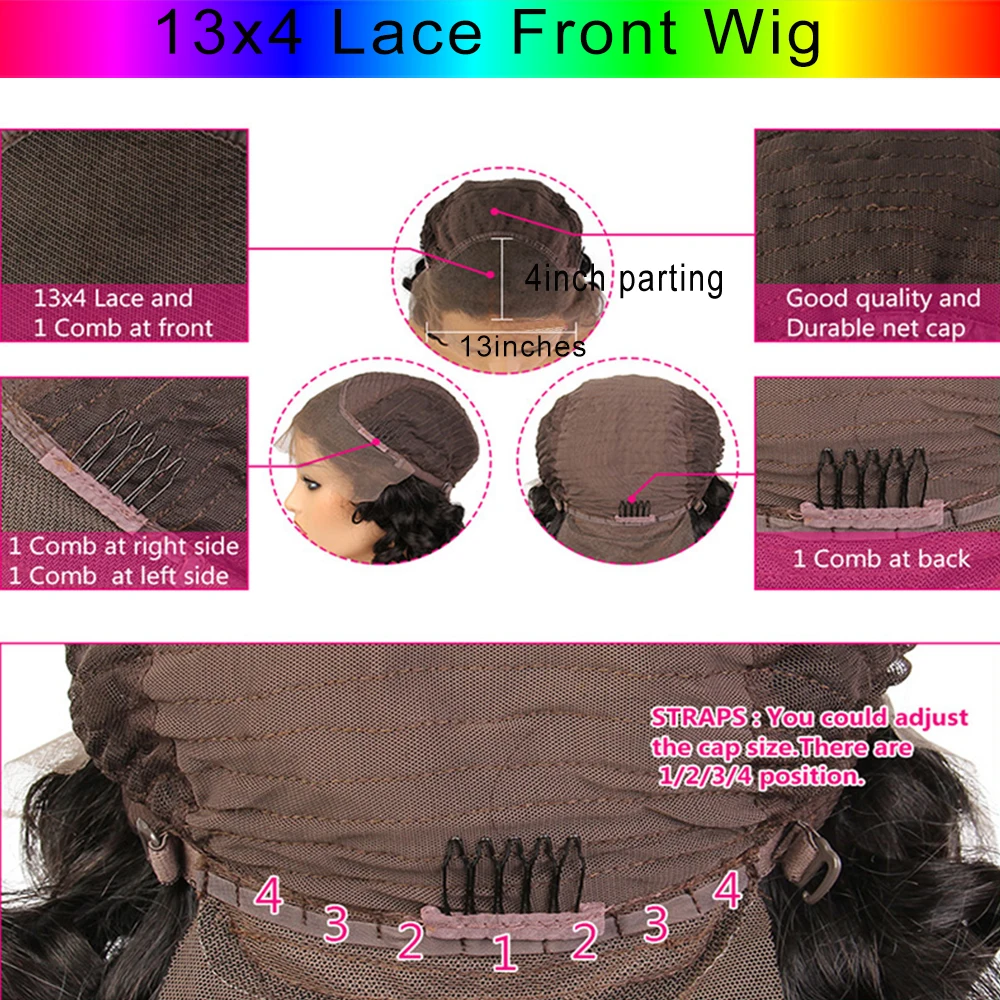 Парики из натуральных человеческих волос Remy 180% волос|Парик на кружеве| |