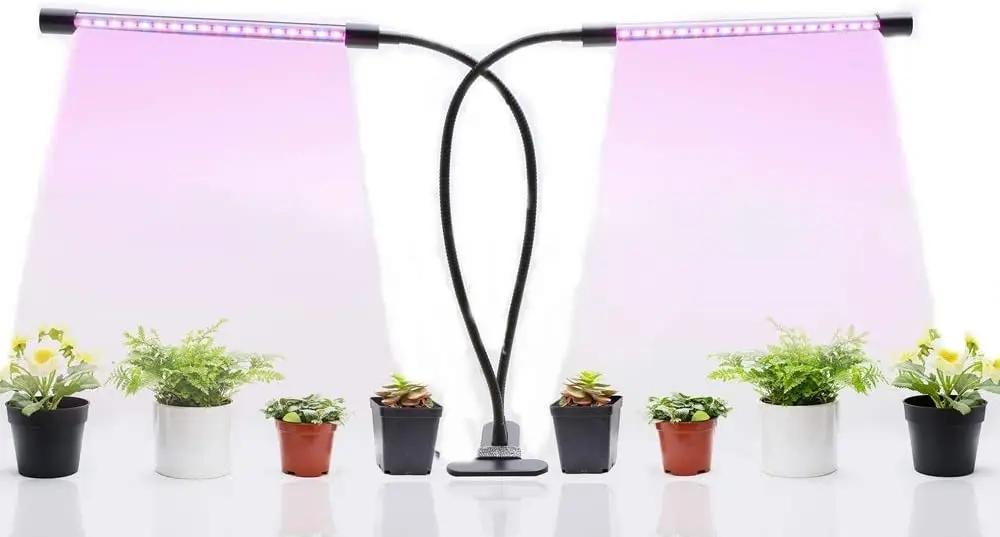 Светильник лампа для выращивания растений, автоматическое включение и выключение, Функция синхронизации, 20 Вт, 40 светодиодный, красный, синий, 2:1, лампы для выращивания растений в помещении