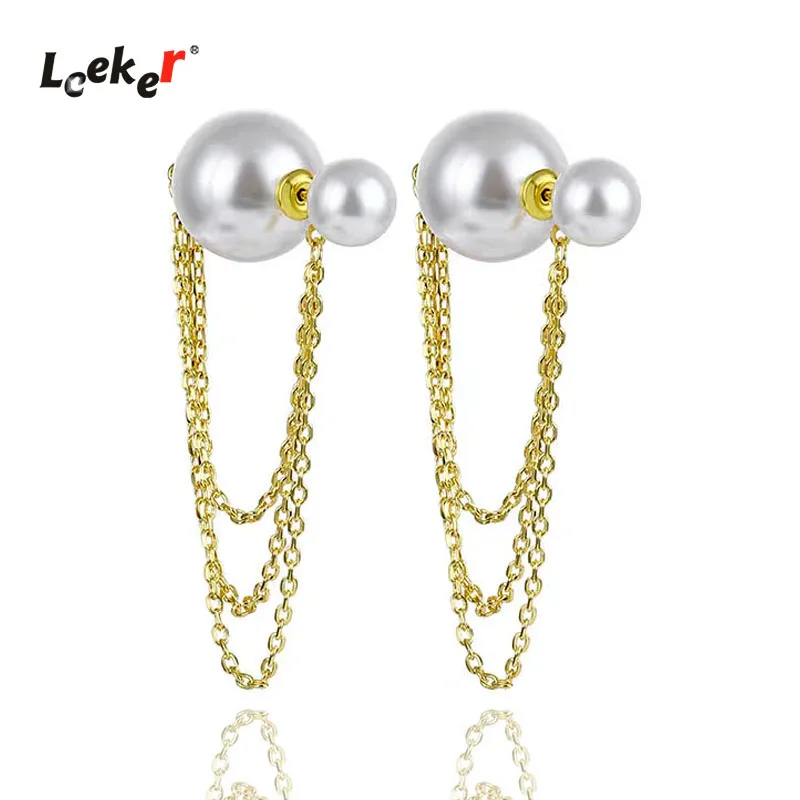 LEEKER Двойные цепи половина Снежинка чокер ожерелье Желтая роза Золото Серебро