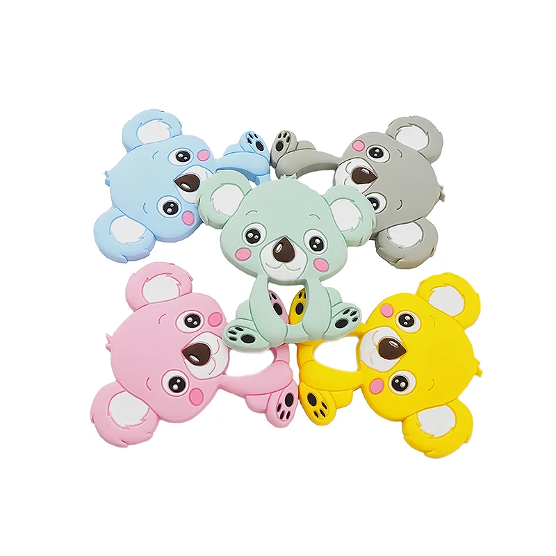 Ченкэй 10 шт. BPA бесплатные силиконовые коала соска Прорезыватель для зубов DIY